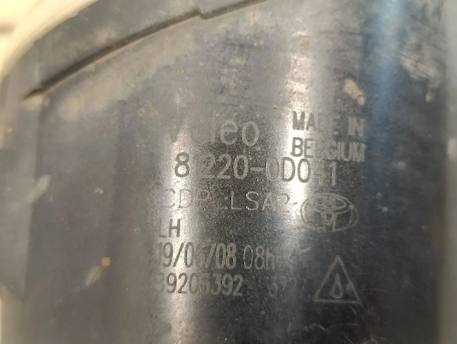 Фара противотуманная левая TOYOTA Avensis II 2003-2008 - миниатюра 10