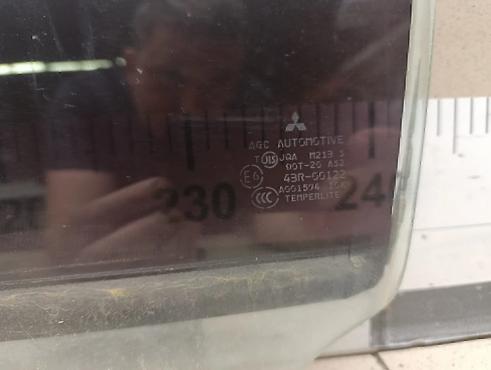 Стекло двери задней левой MITSUBISHI Lancer (CX,CY) 2007> - миниатюра 4
