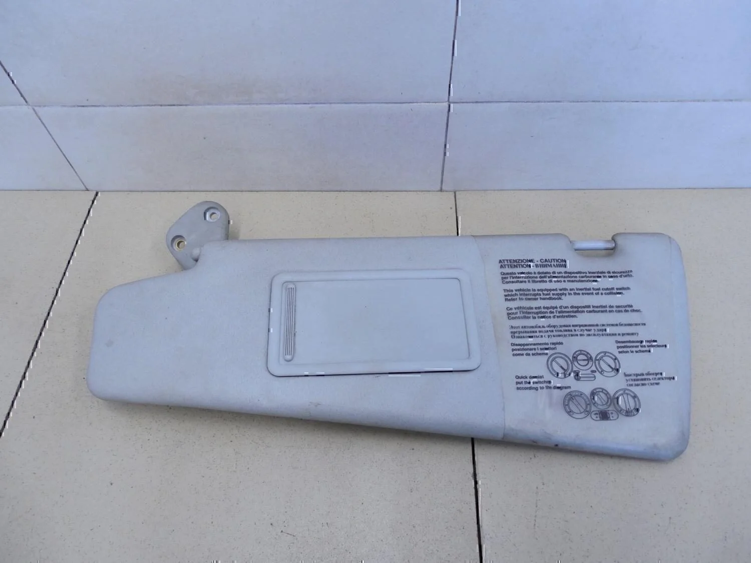 Козырек солнцезащитный (внутри) FIAT Marea 1996-2002 - миниатюра 2