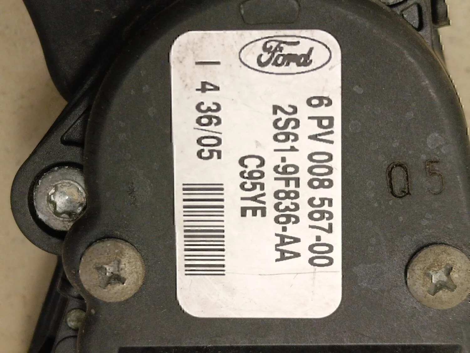 Педаль газа FORD Fusion 2002-2012 - миниатюра 5
