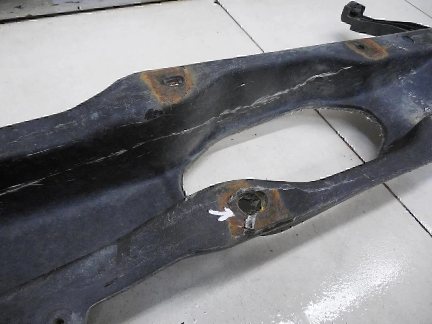 Усилитель заднего бампера Hyundai-KIA Matrix 2001-2010 - миниатюра 6