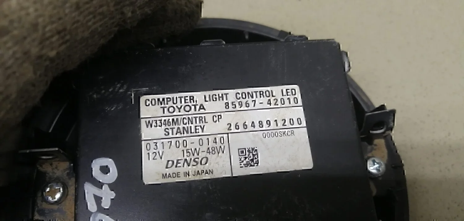 Блок ксеноновой лампы TOYOTA RAV 4 2013-2019 - миниатюра 5