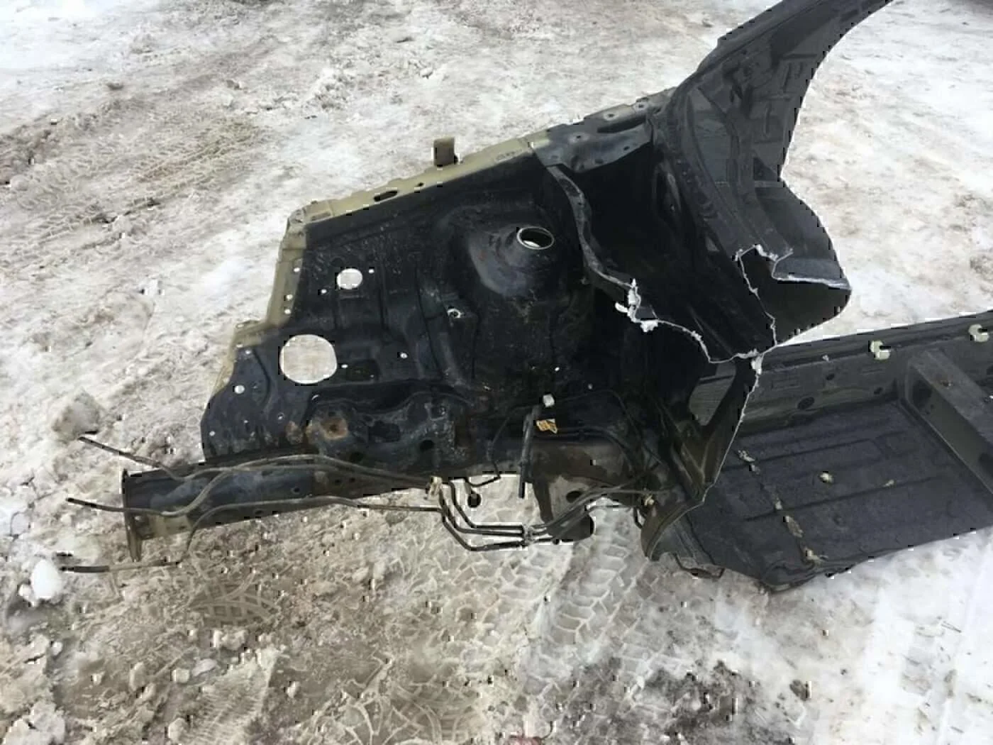 Лонжерон передний правый Chevrolet Aveo (T250) 2005-2011 - миниатюра 4