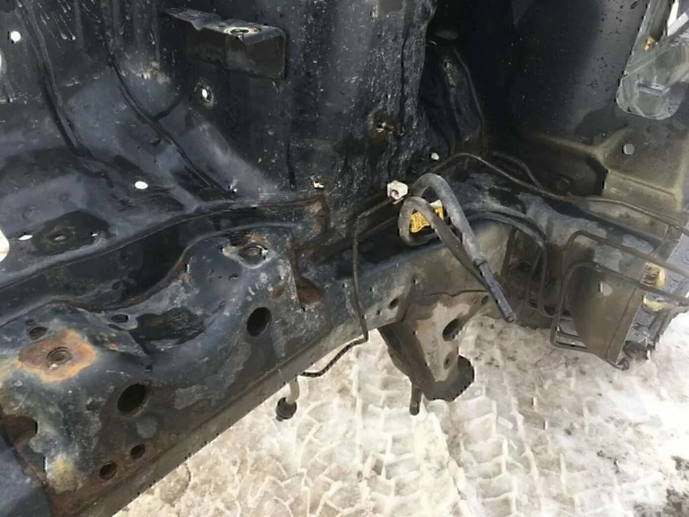 Лонжерон передний правый Chevrolet Aveo (T250) 2005-2011 - миниатюра 7