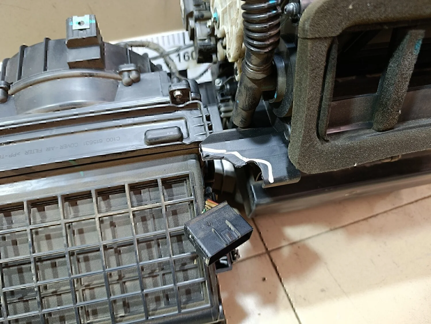 Корпус отопителя Chevrolet Captiva (C100) 2006-2010 - миниатюра 5