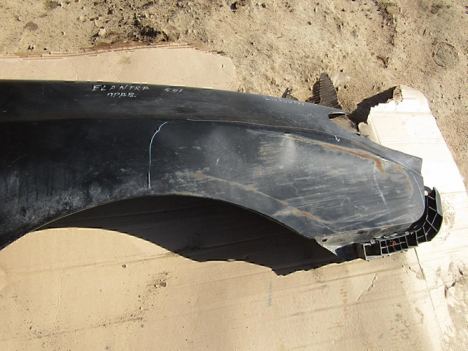 Крыло переднее правое Hyundai-KIA Elantra 2006-2011 - миниатюра 3