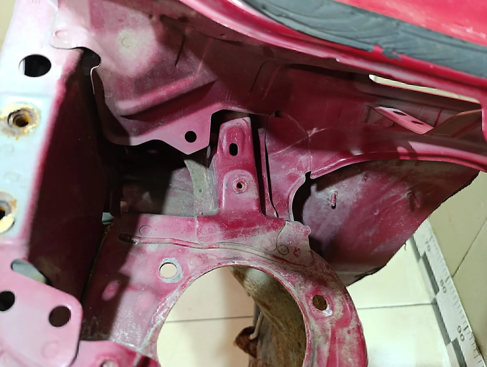 Лонжерон передний правый TOYOTA Auris (E15) 2006-2012 - миниатюра 10