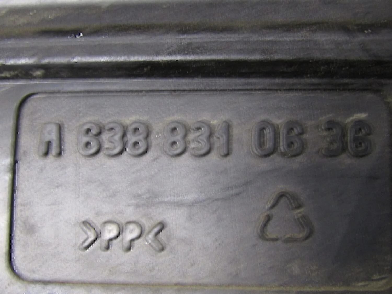 Воздуховод MERCEDES-BENZ Vito (638) 1996-2003 - миниатюра 3