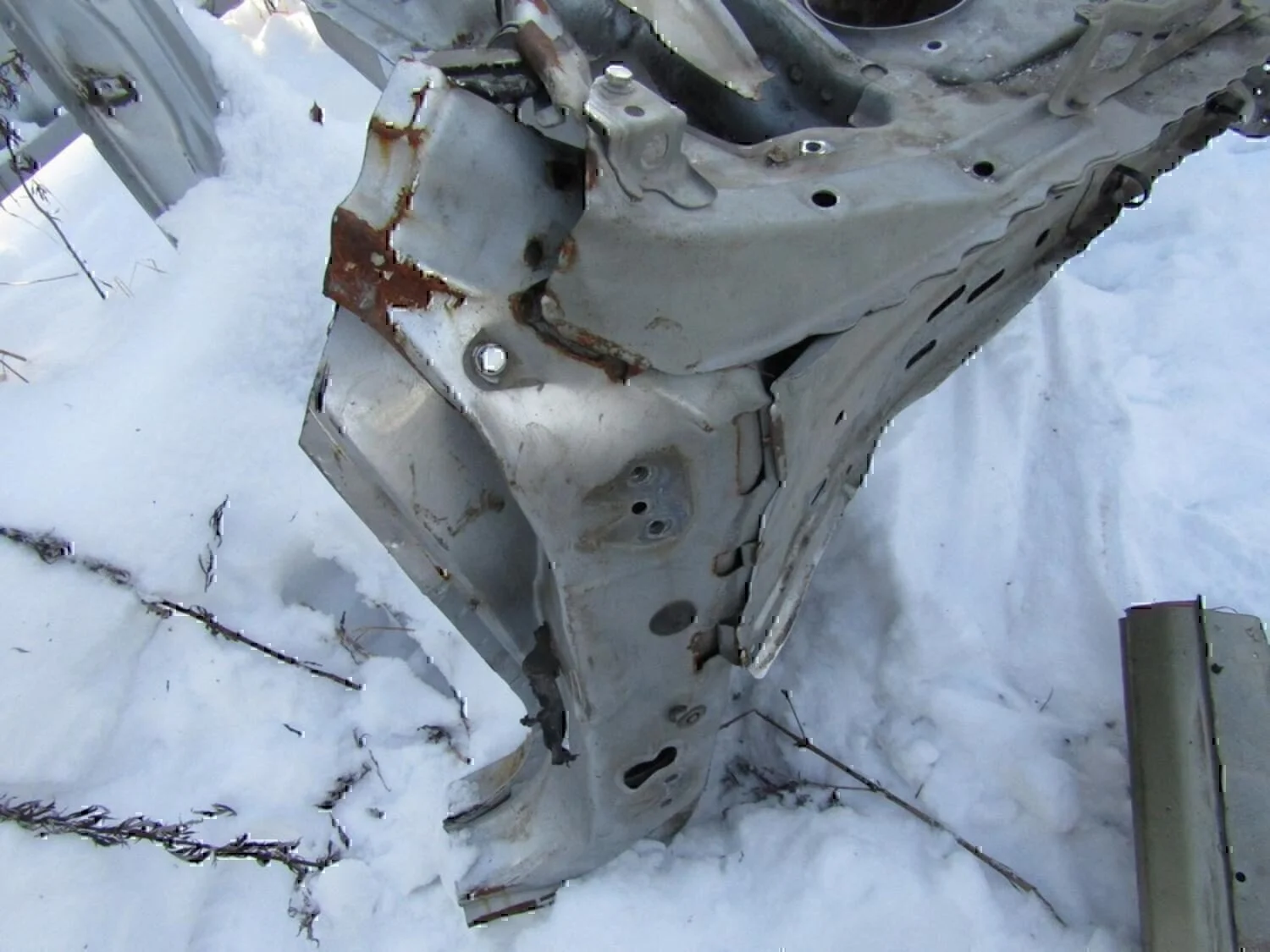 Лонжерон передний правый Subaru Impreza (G12) 2007-2012 - миниатюра 3