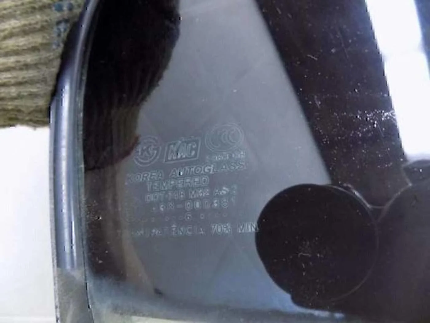 Стекло двери задней правой (форточка) Hyundai-KIA Elantra 2000-2005 - миниатюра 3