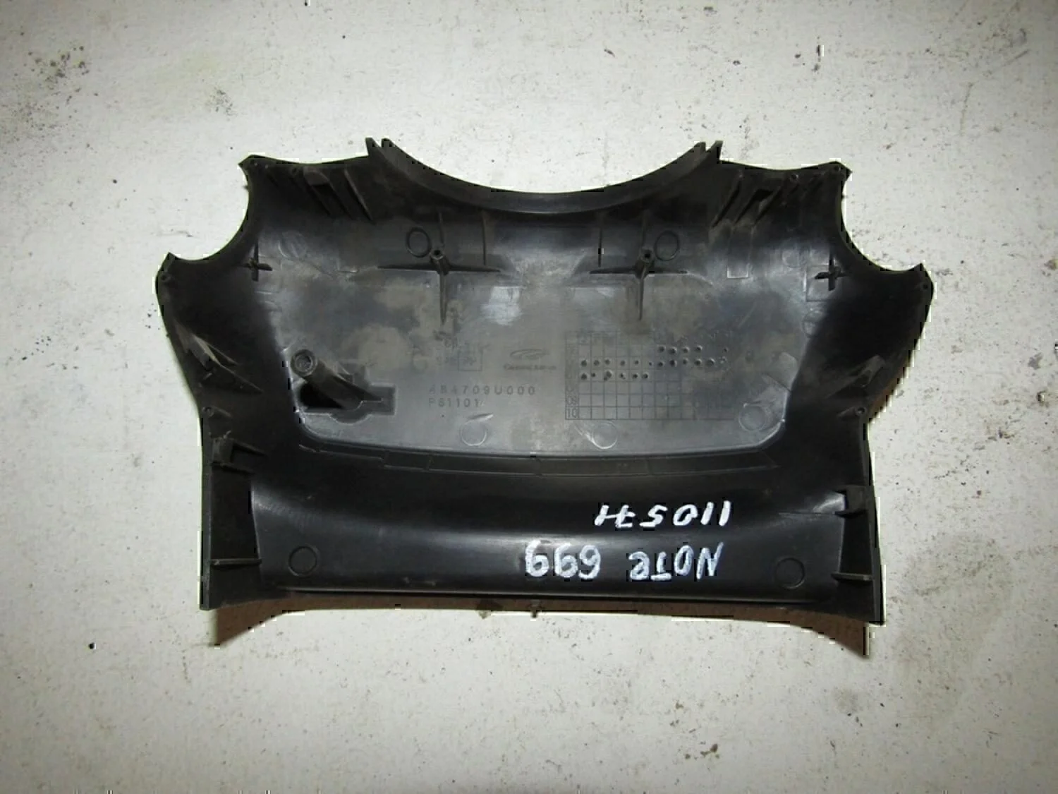Кожух рулевой колонки верхний NISSAN Note (E11) 2006-2013 - миниатюра 2
