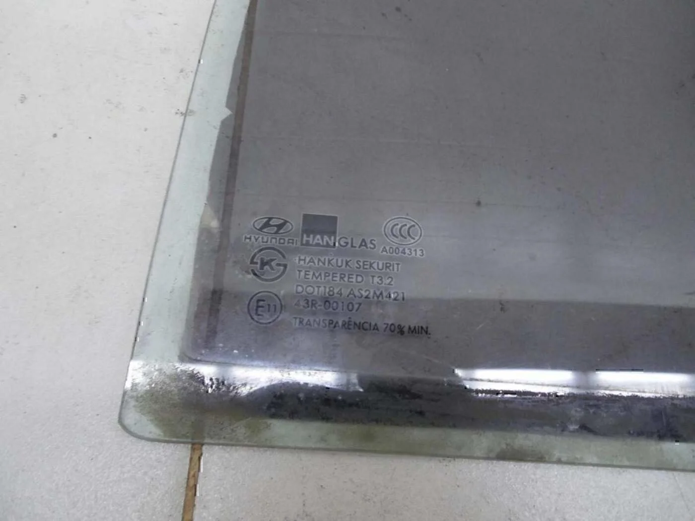 Стекло двери задней правой (форточка) Hyundai-KIA Getz 2002-2010 - миниатюра 2