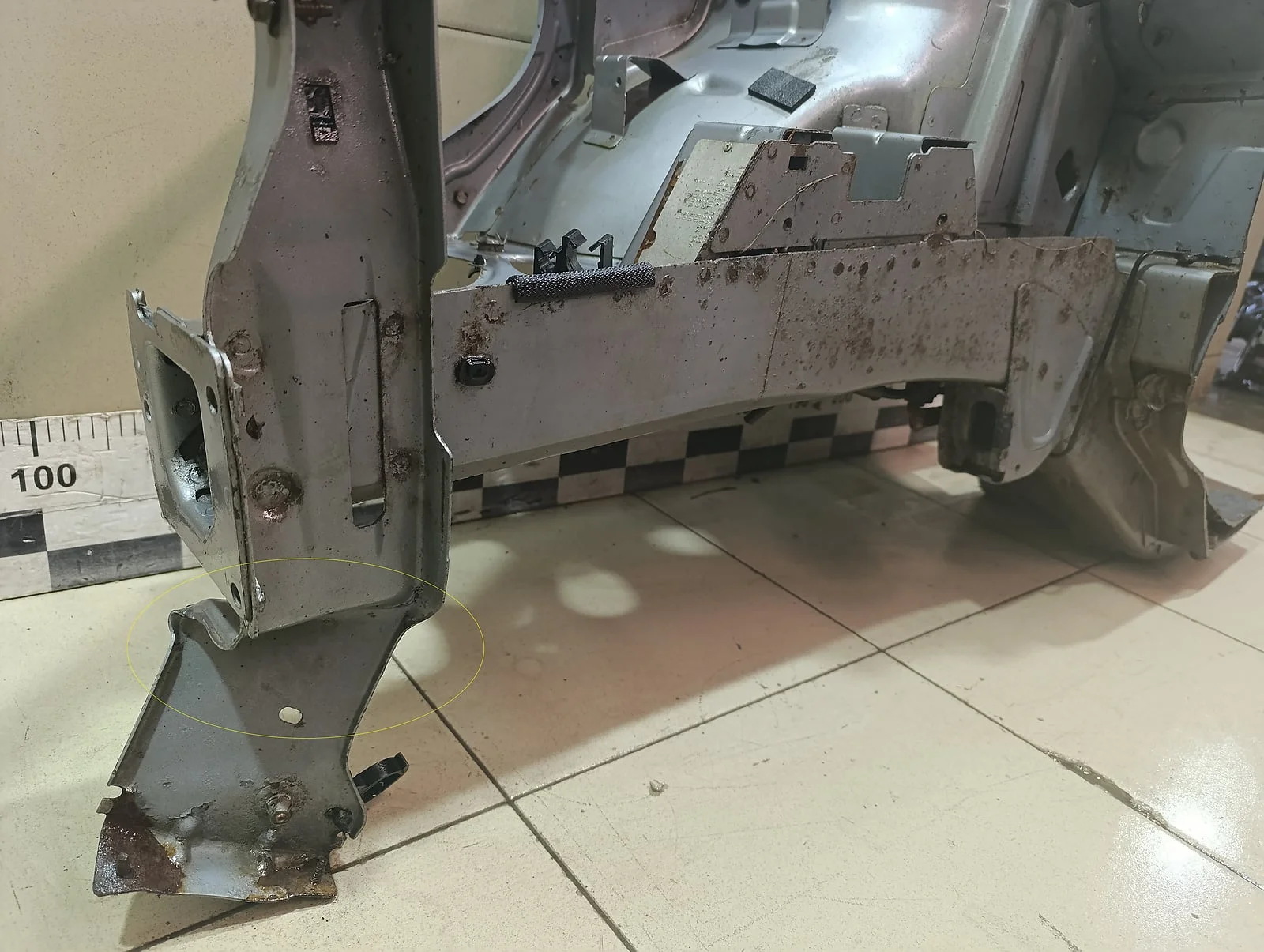 Лонжерон передний правый PEUGEOT 307 2001-2007 - миниатюра 4