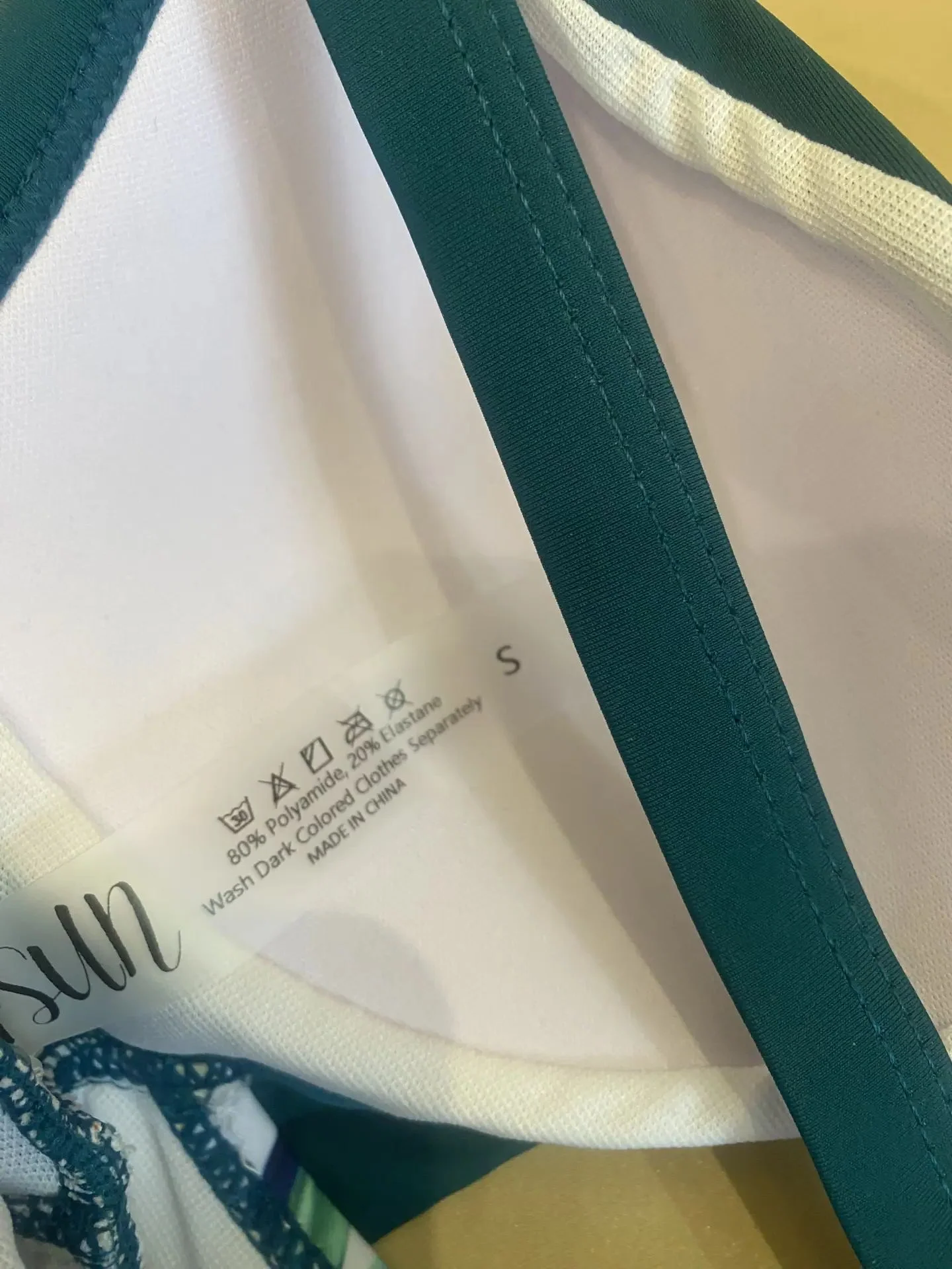 Купальник женский слитный новый S - миниатюра 3