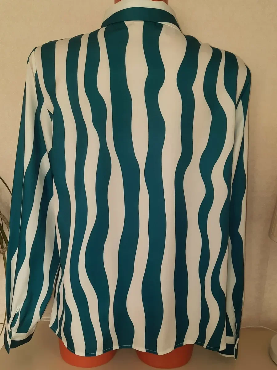 Женская блузка повседневная офисная, 2xl - миниатюра 2