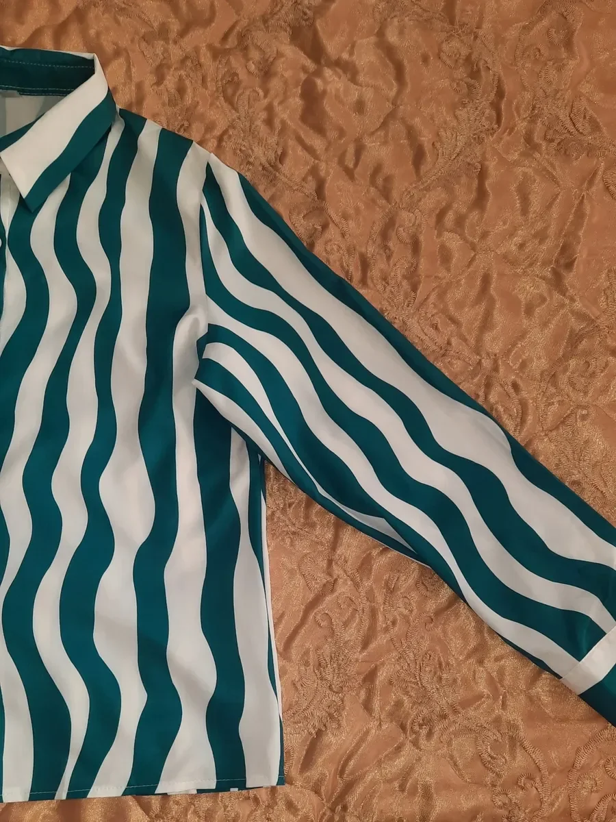 Женская блузка повседневная офисная, 2xl - миниатюра 4