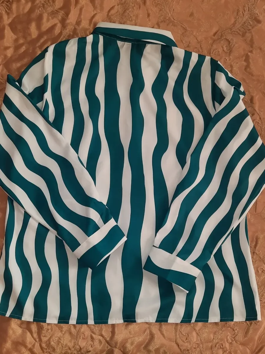 Женская блузка повседневная офисная, 2xl - миниатюра 5