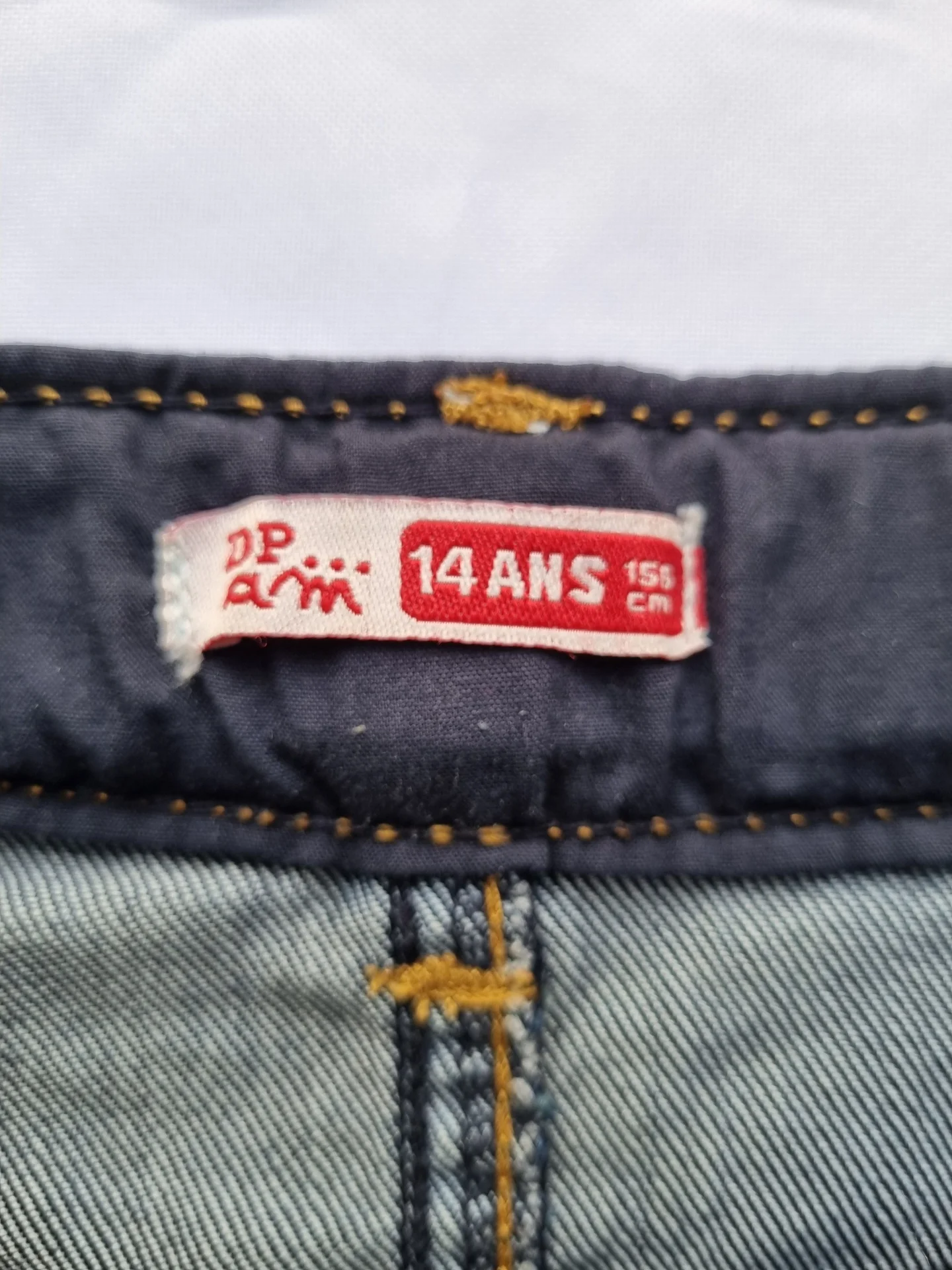 Юбка джинсовая Dpam Jeans темно синяя - миниатюра 3