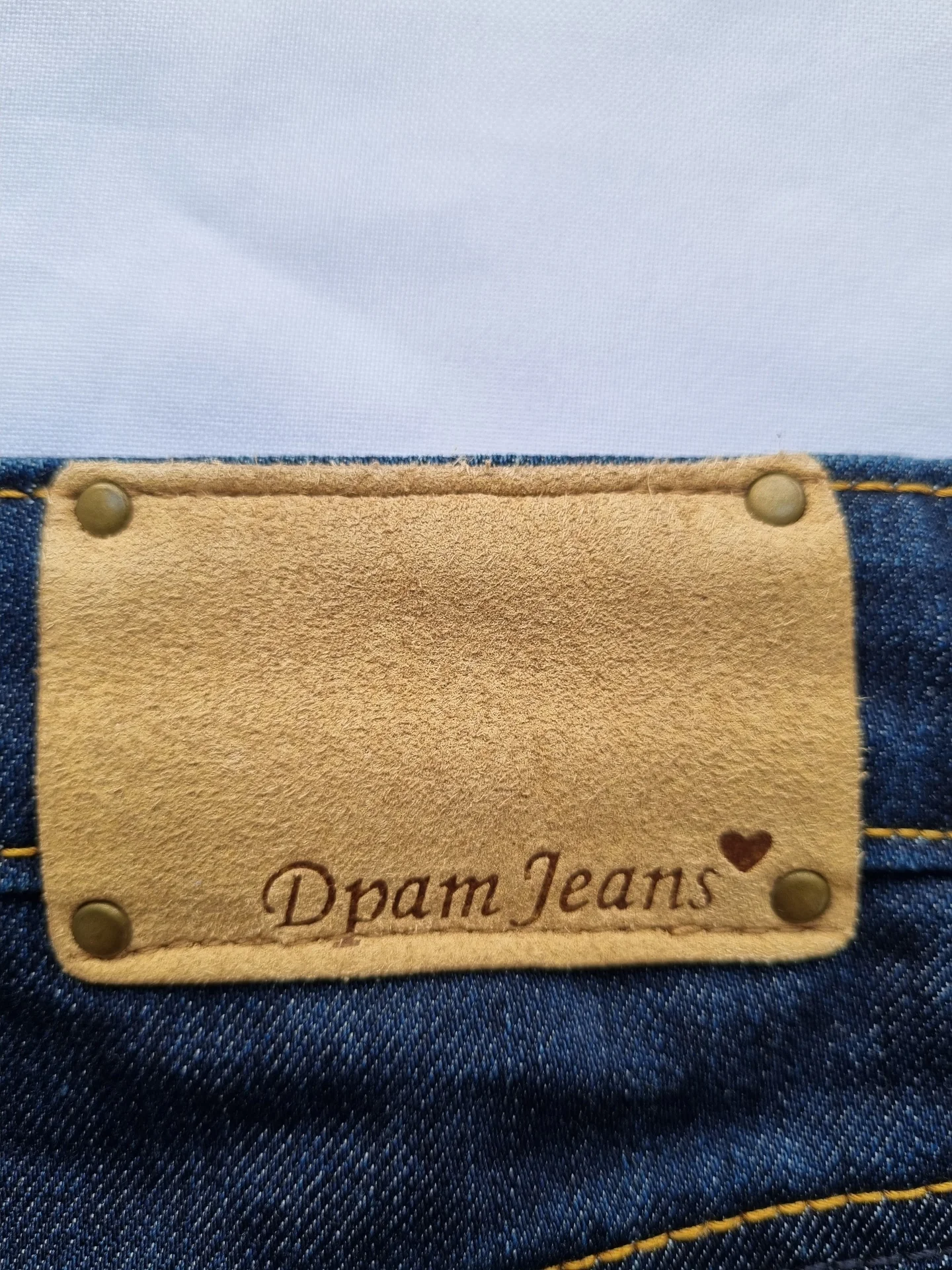 Юбка джинсовая Dpam Jeans темно синяя - миниатюра 4