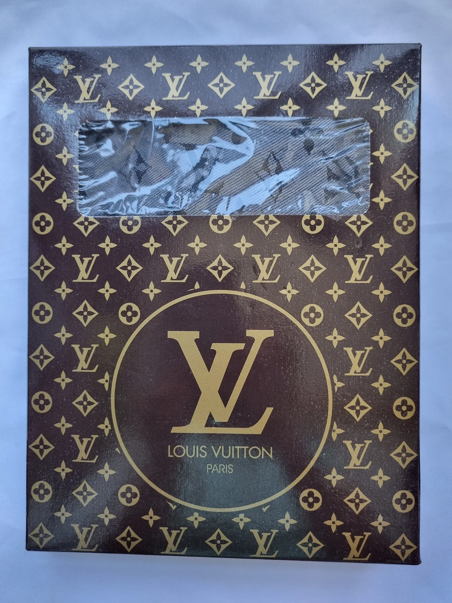 Шарф палантин Louis vuitton серый новый - миниатюра 2