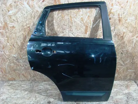 Дверь задняя правая Nissan Qashqai J10, цвет Z11 Black, H2100JD0M0, б/у