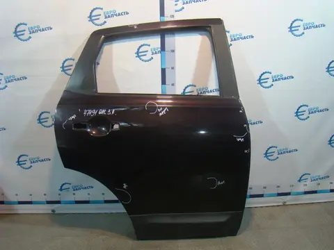Дверь задняя правая Nissan Qashqai J10, цвет GAB Nightshade, H2100JD0M0, б/у