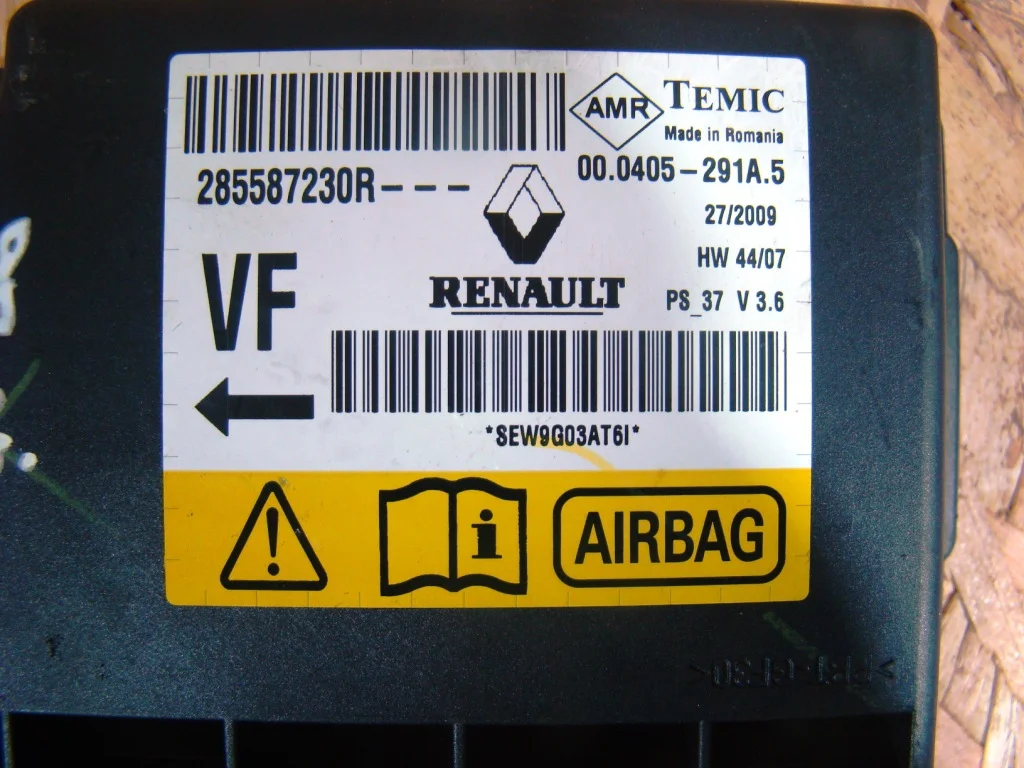 Renault Megane 3 Блок управления AIR BAG - миниатюра 2