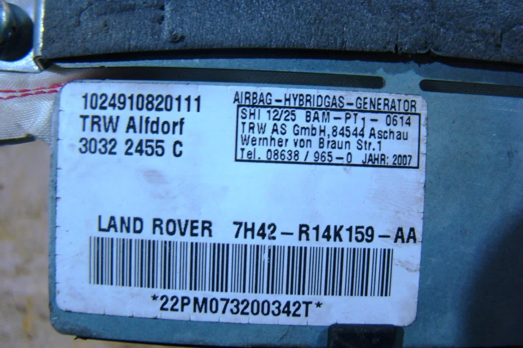 Range Rover 3 Подушка безопасности боковая З.R - миниатюра 5