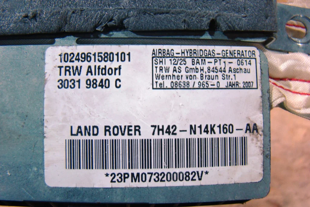 Range Rover 3 Подушка безопасности боковая З.L - миниатюра 3