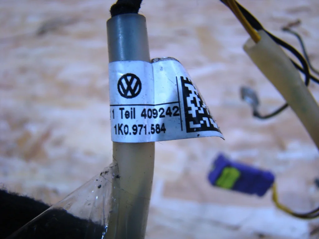 Skoda Octavia A5 Проводка AIR BAG - миниатюра 4