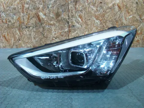 Фара левая Hyundai Santa Fe DM, правый руль, до 2015, галоген, 921012W341, б/у
