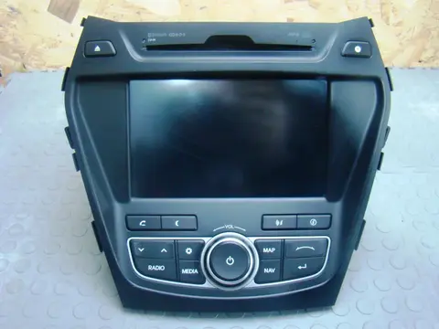 Магнитола Hyundai Santa Fe DM, CD/MP3/Bluetooth, навигация, 965602W2004X, б/у