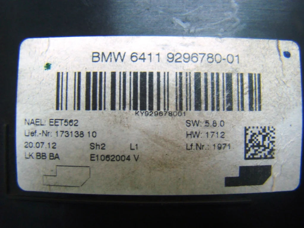 BMW 1 F20 Блок управления кондиционером - миниатюра 2