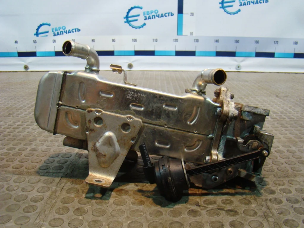 Hyundai Santa Fe CM Радиатор системы EGR - миниатюра 4