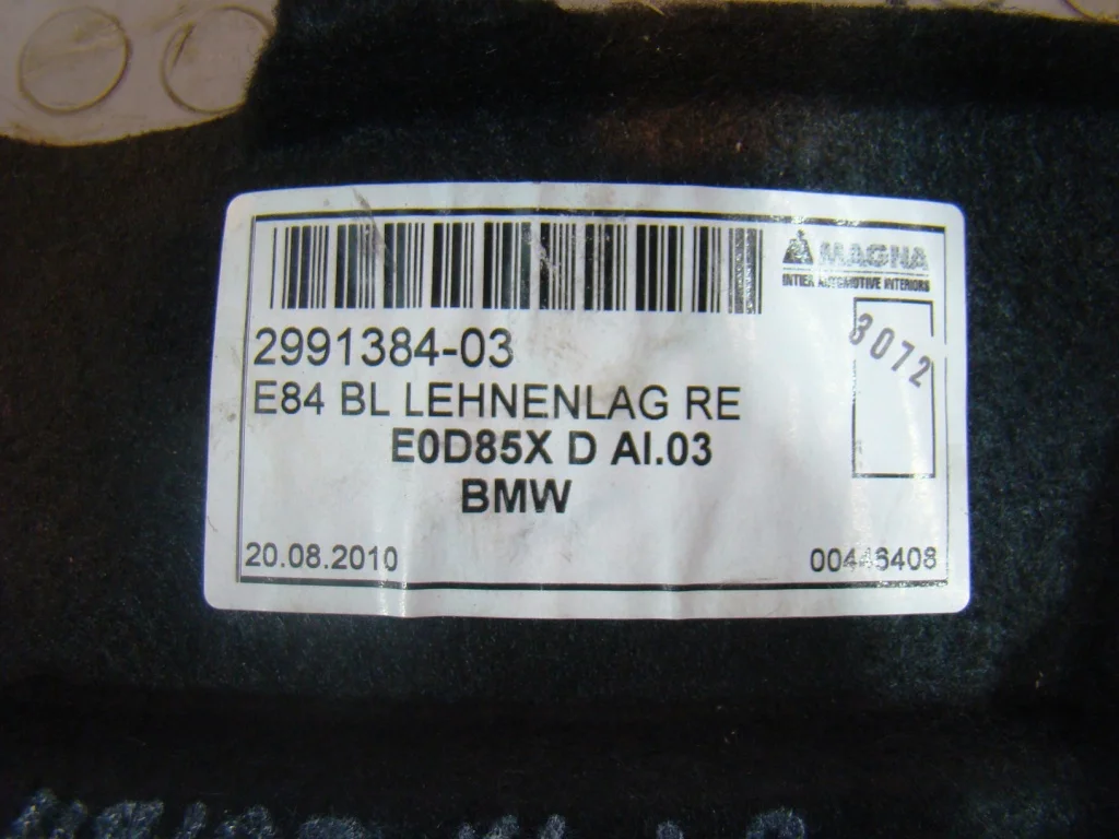 BMW X1 E84 Крышка багажного отделения правая - миниатюра 3