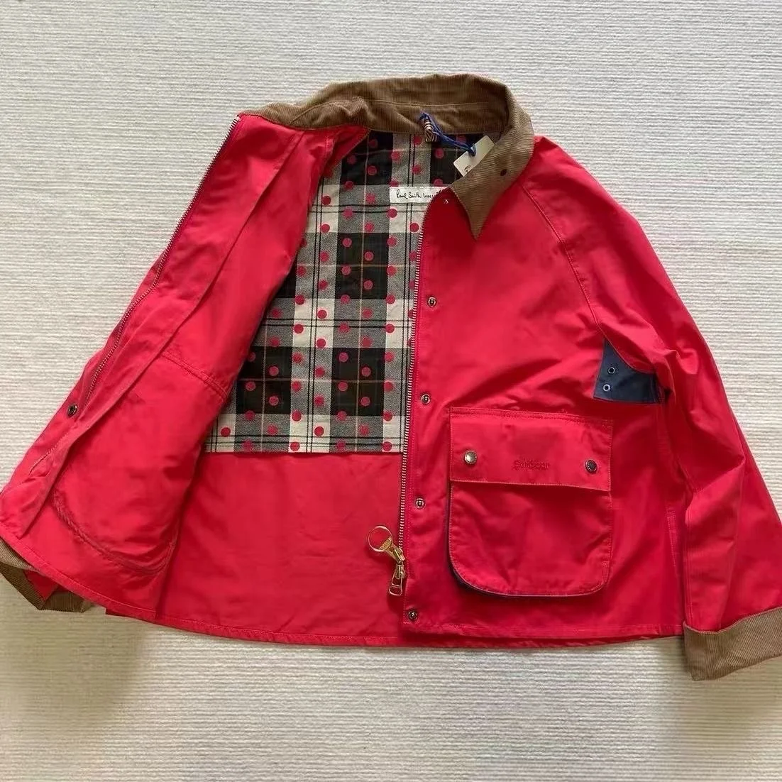 Barbour x Paul Smith Spey женская куртка под заказ - миниатюра 2