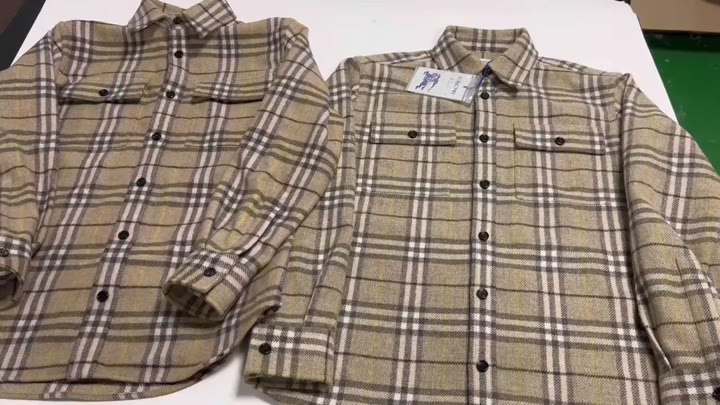 Burberry шерстяная рубашка-куртка под заказ - видео 1