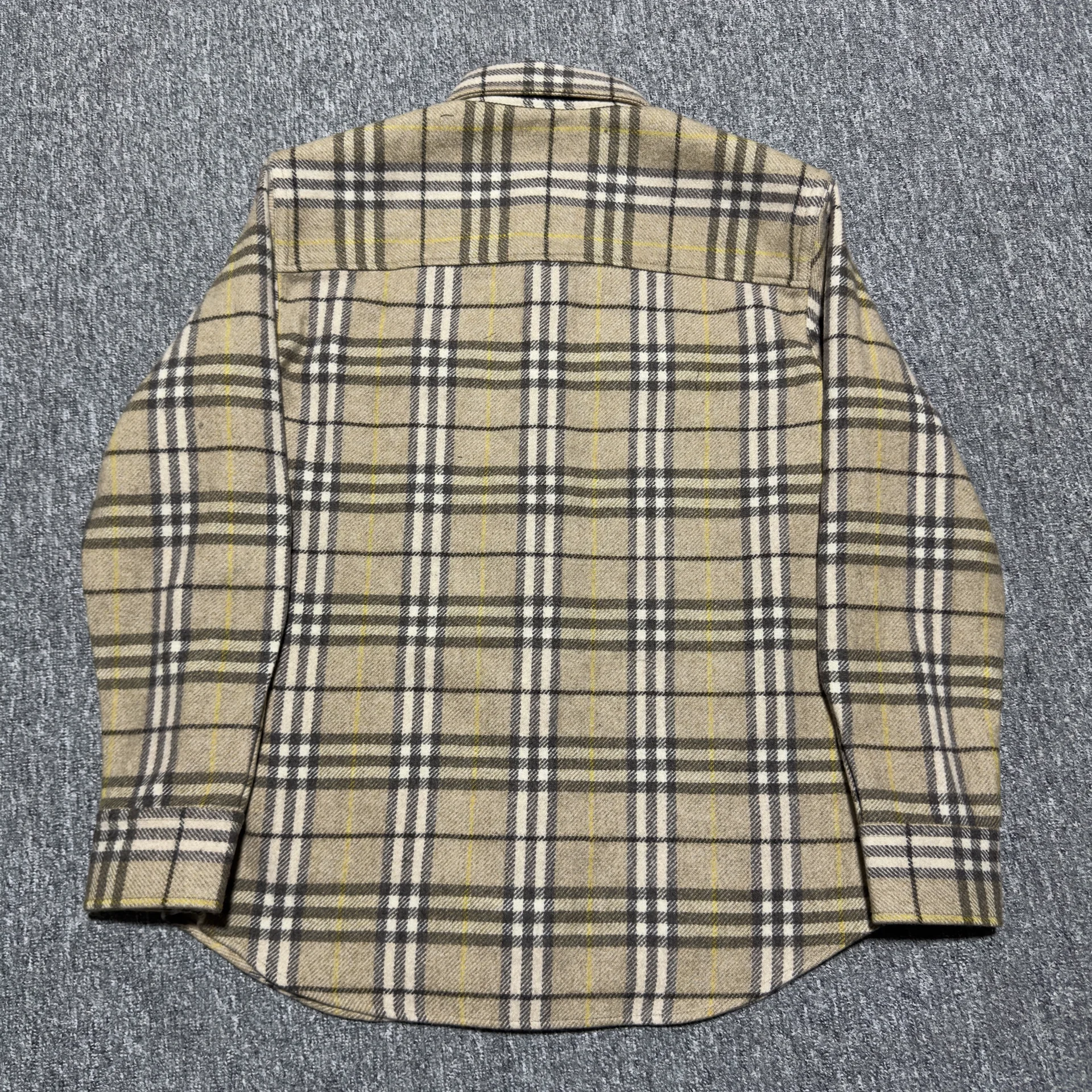 Burberry шерстяная рубашка-куртка под заказ - миниатюра 3