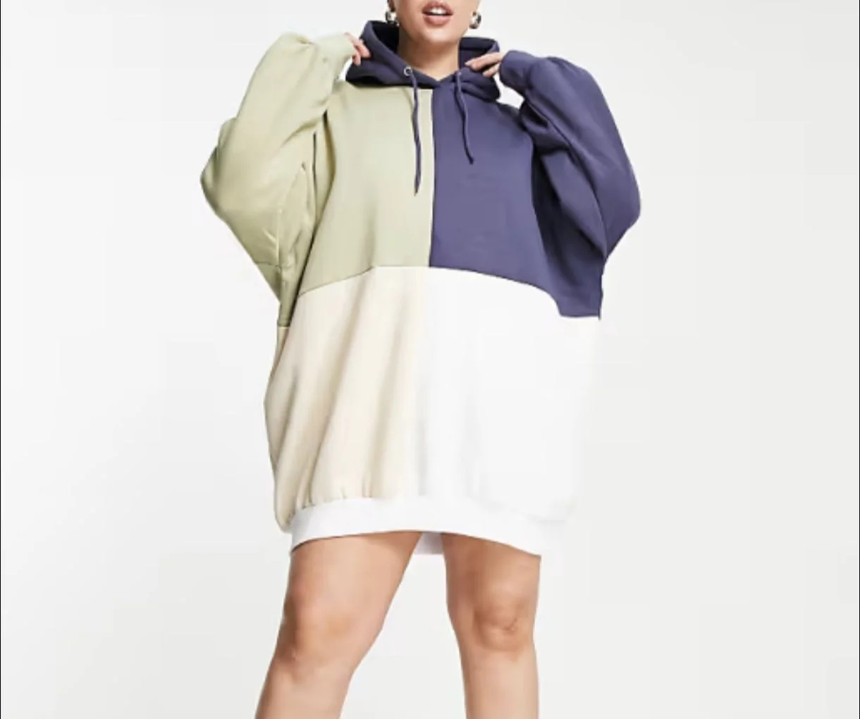 Женская толстовка-худи оверсайз Missguided Plus - миниатюра 2