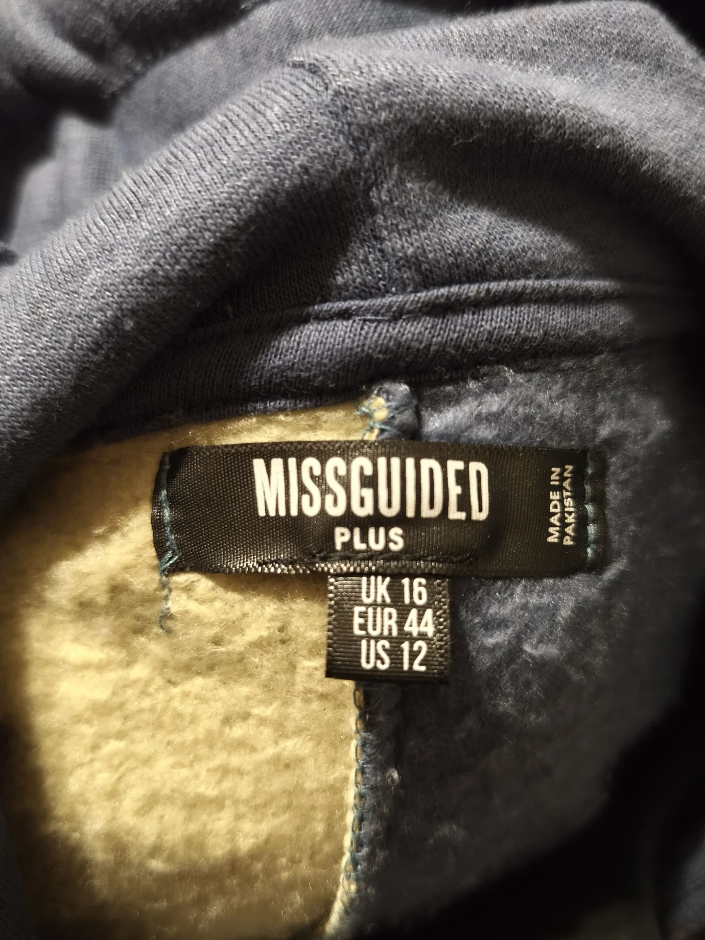 Женская толстовка-худи оверсайз Missguided Plus - миниатюра 8