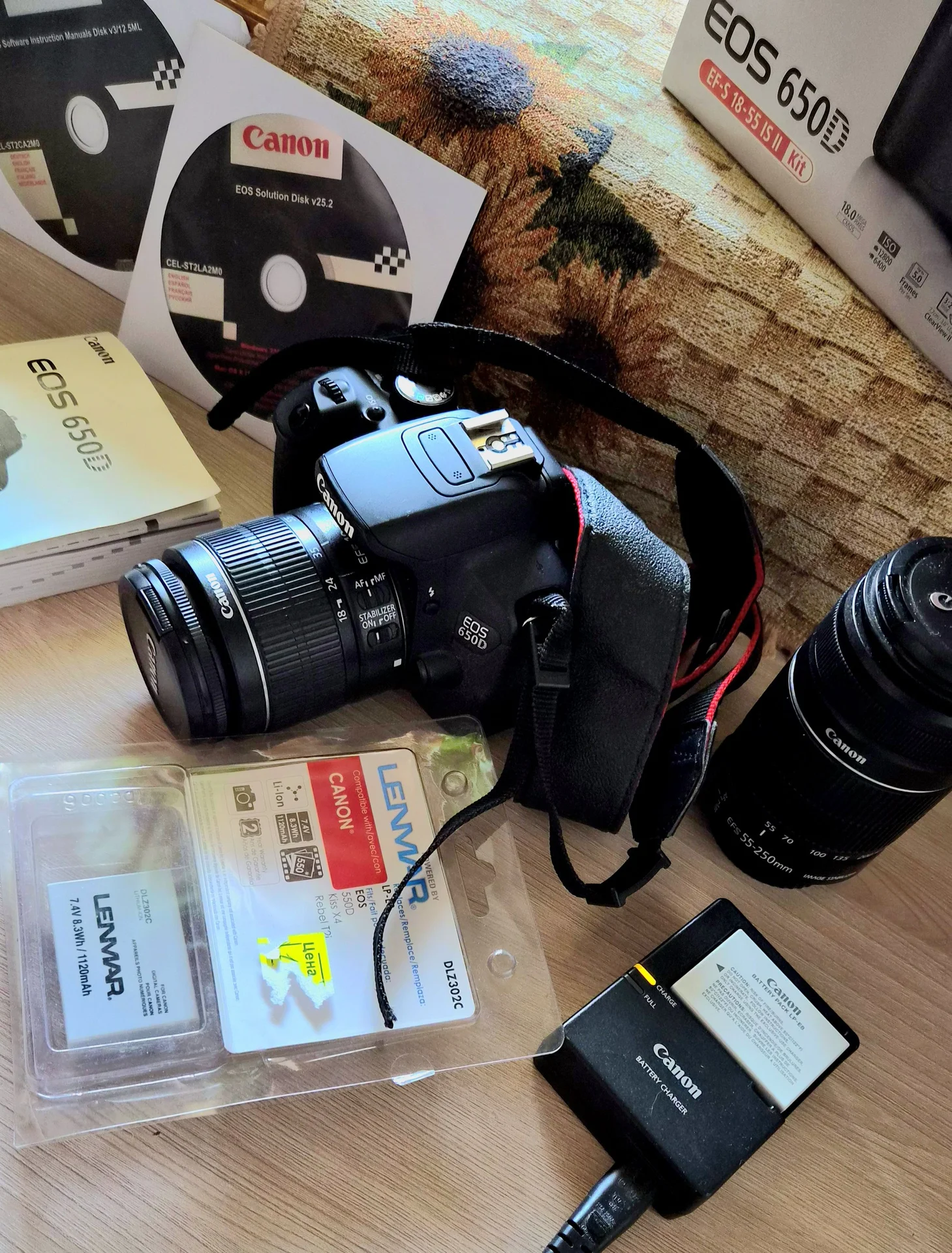 Фотоаппарат canon eos 650D - миниатюра 3