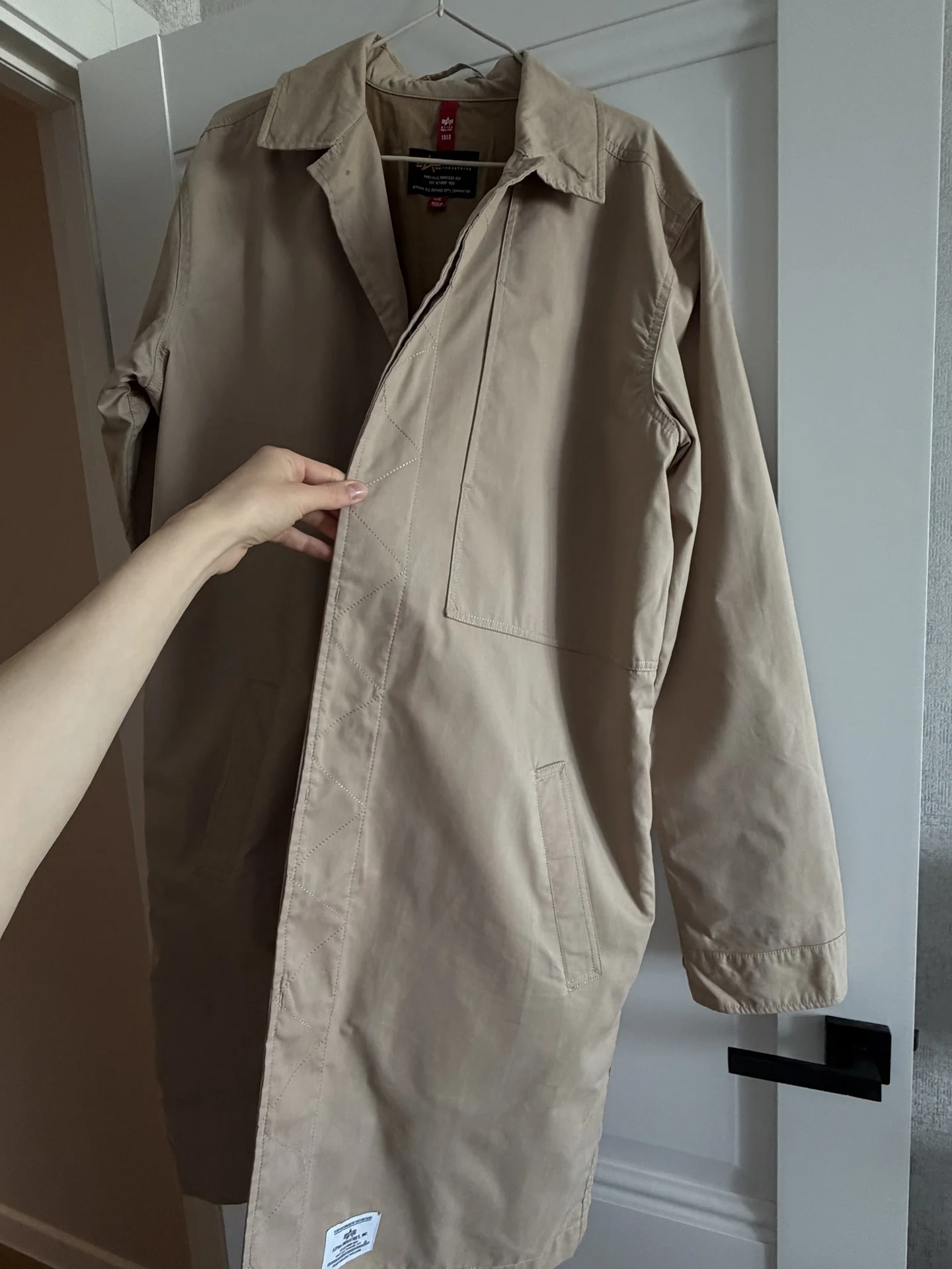 мужской плащ от Alpha Industries оригинал - миниатюра 2