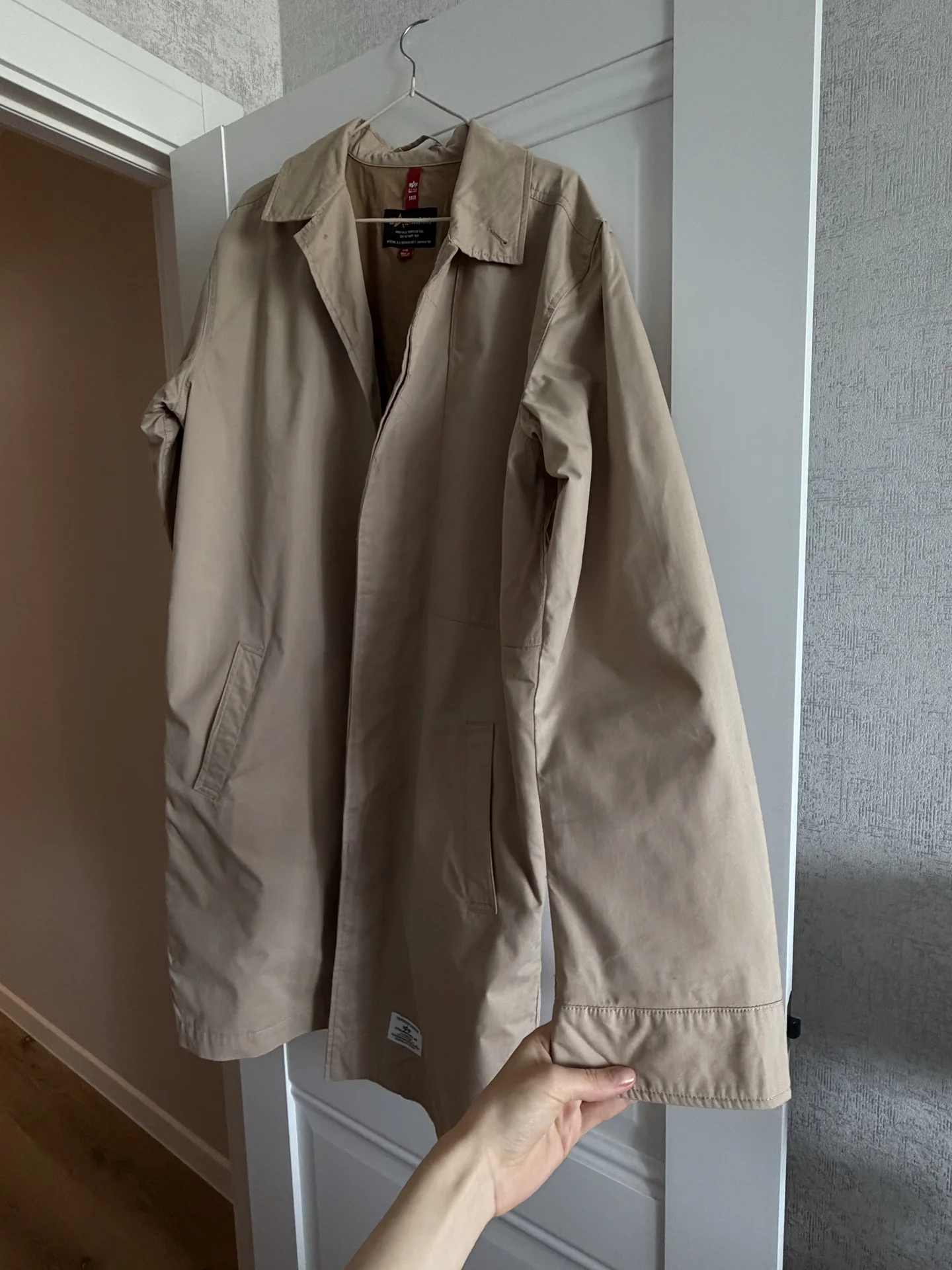 мужской плащ от Alpha Industries оригинал - миниатюра 3