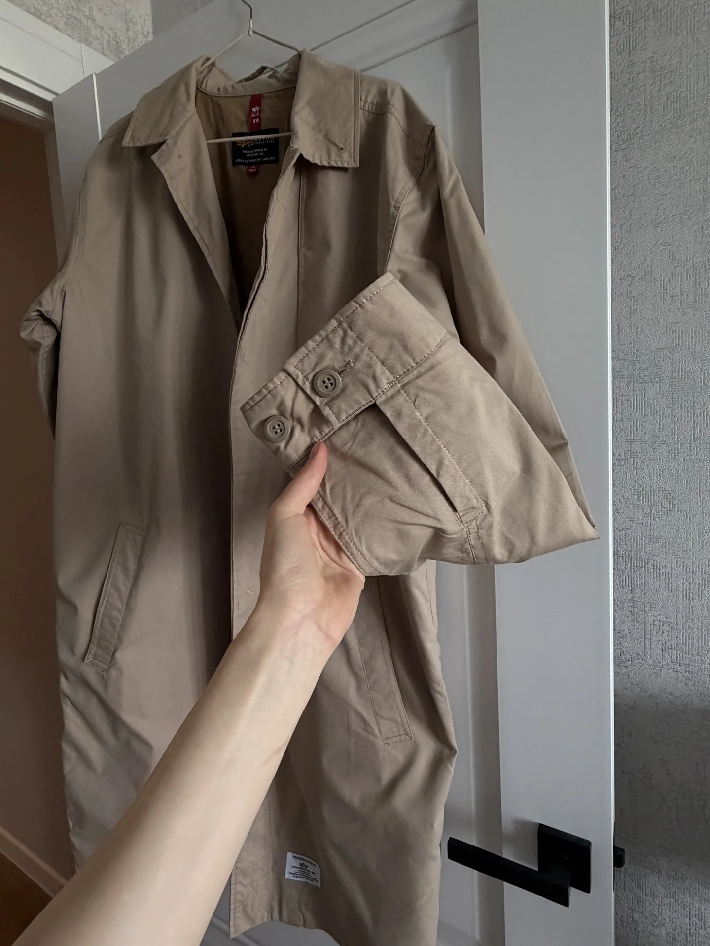 мужской плащ от Alpha Industries оригинал - миниатюра 4
