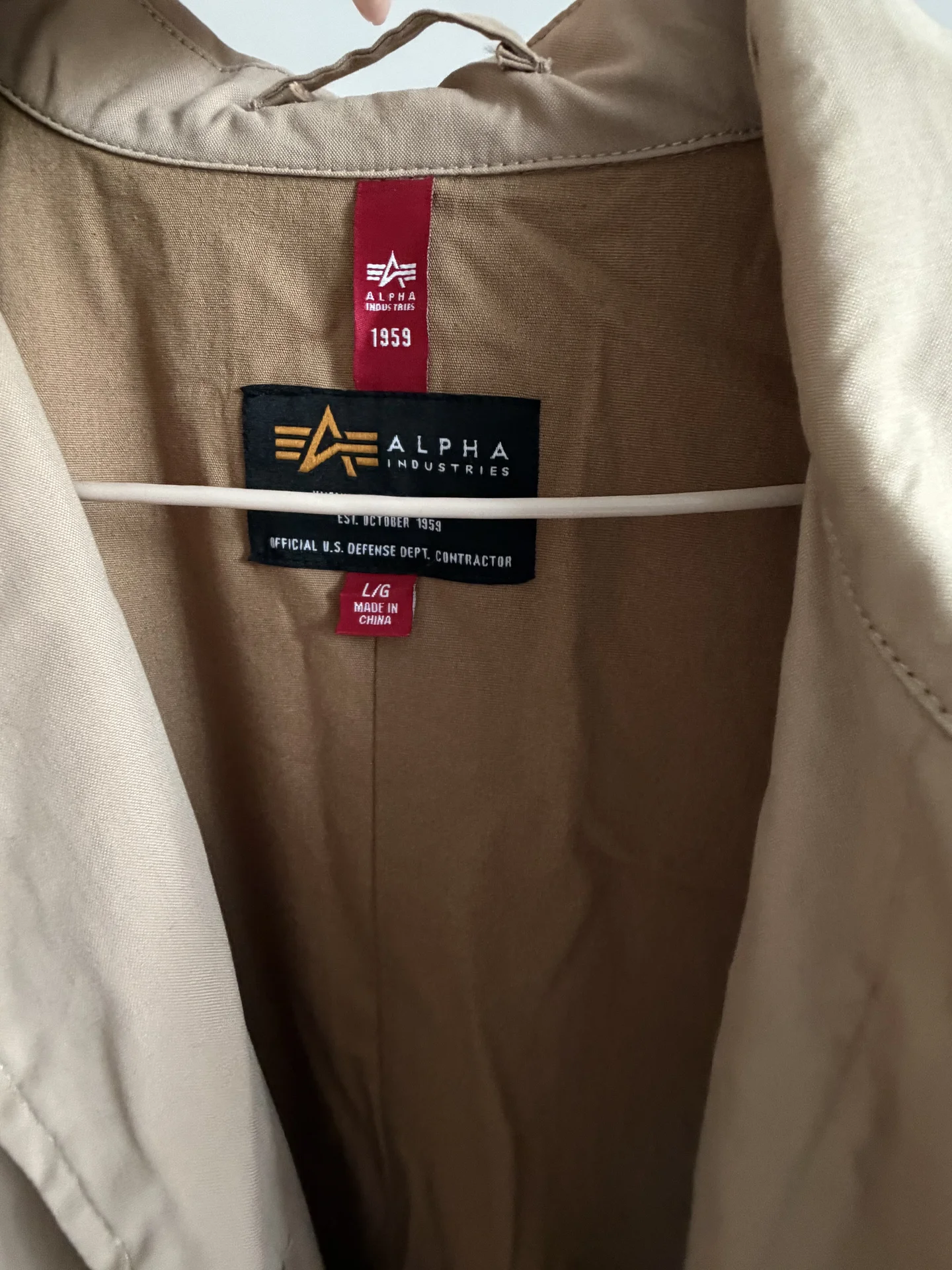 мужской плащ от Alpha Industries оригинал - миниатюра 6