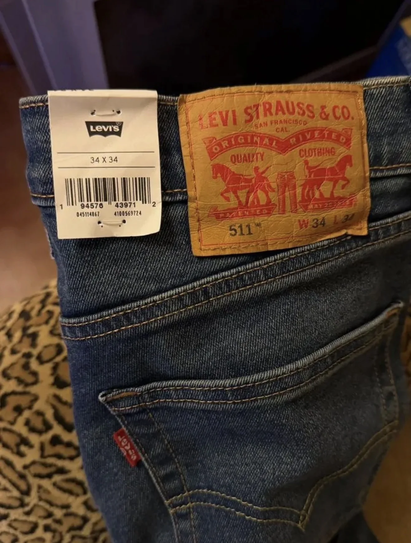Джинсы Levi's 511 Slim - миниатюра 2