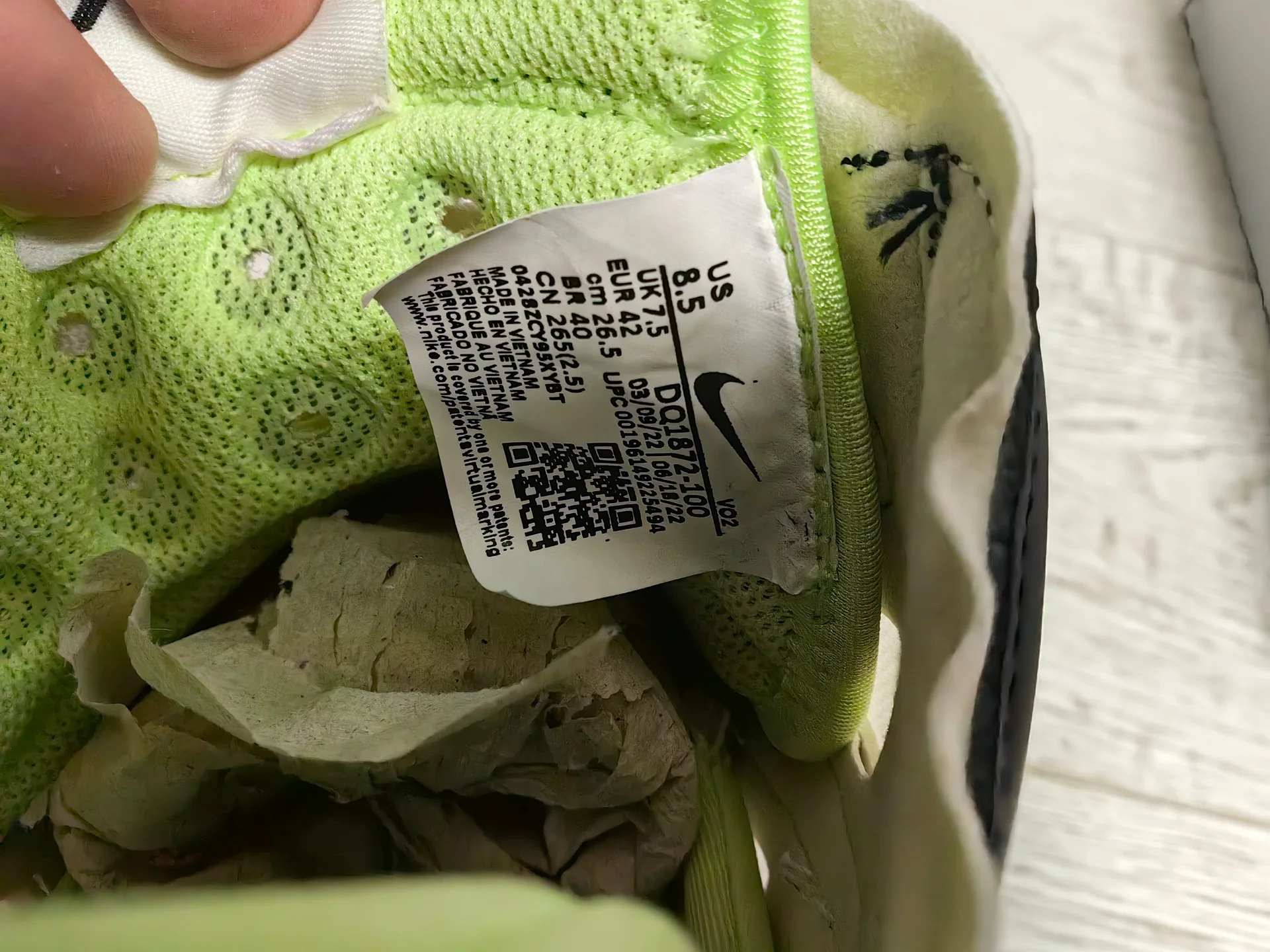 Кроссовки Nike Air Force 1 MID react 42EU Оригинал - миниатюра 8