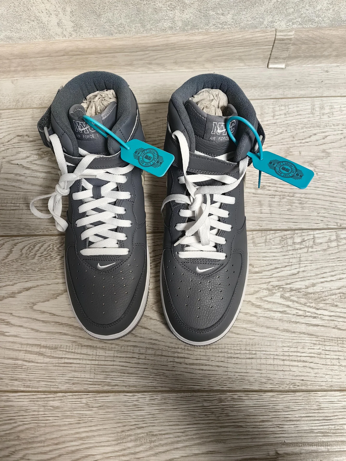 Кроссовки Nike Air Force 1 Mid QS 44EU Оригинал - миниатюра 3