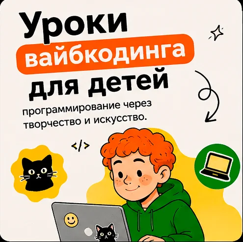 Уроки вайбкодинга для детей: программирование чере - изображение 1