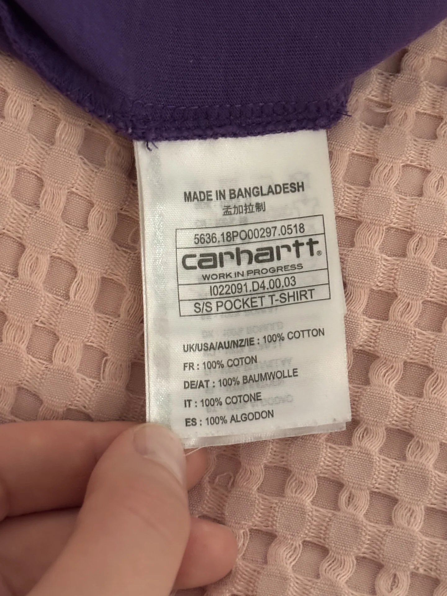 Футболка carhartt оригинал - миниатюра 3